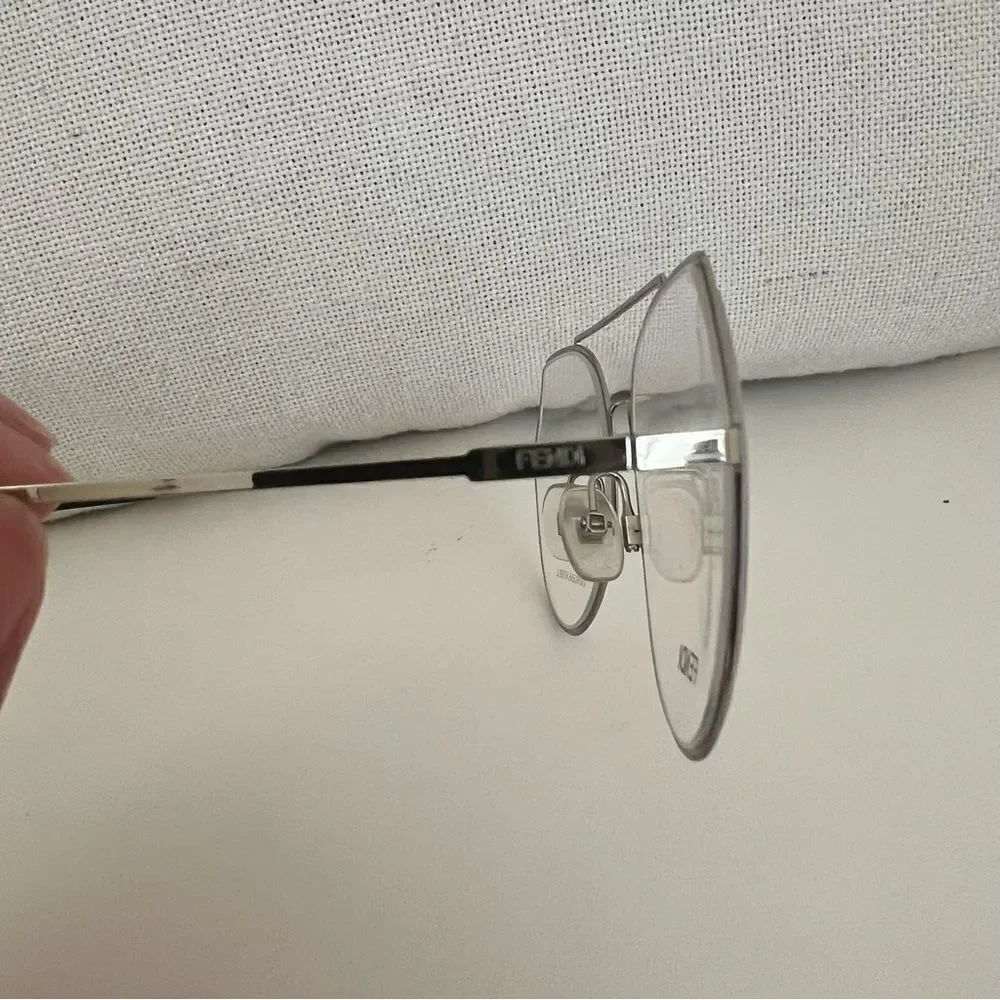 Fendi Demo Geometric Ladies Eyeglasses FF 0329 NEW